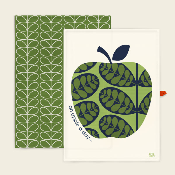 Set of 2 Tea Towels - Apple a Day