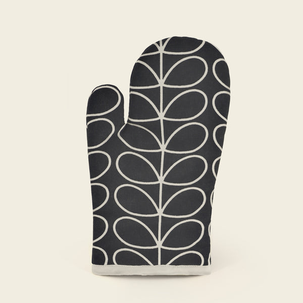 Oven Mitt - Linear Stem Slate