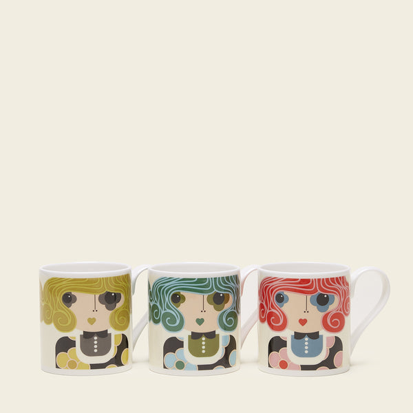 Mug Set of 3 - Dee Dee