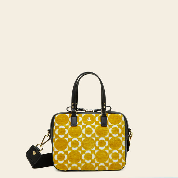 Iris Handbag - Retro Tile Dandelion