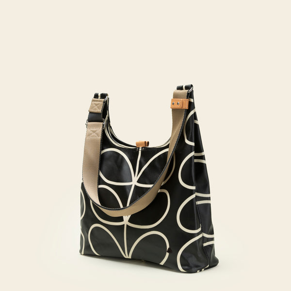 Midi Crossbody - Linear Stem Liquorice