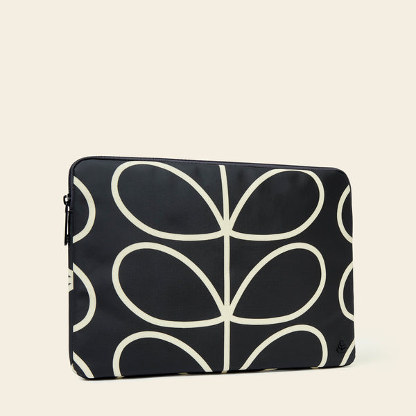 13" Laptop Sleeve - Linear Stem Liquorice