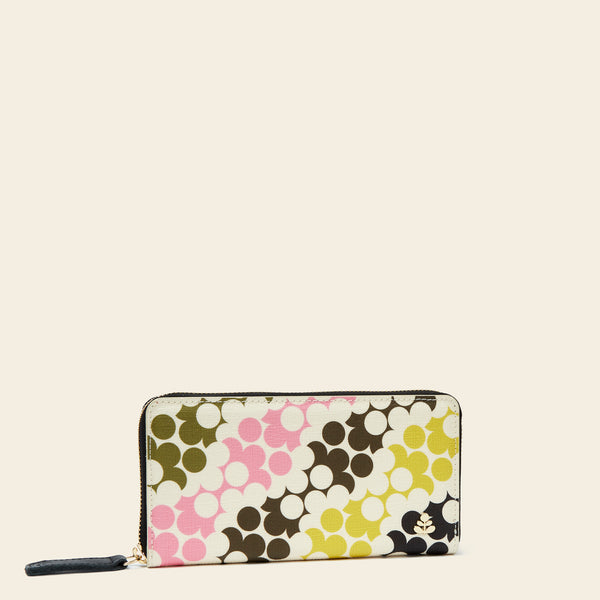 Forget Me Not City Wallet - Puzzle Flower Multi