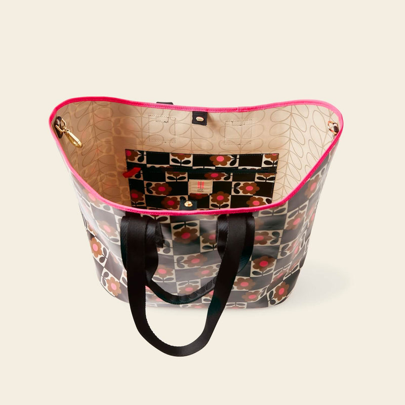 Carryall Large Tote - Flower Pot Chestnut