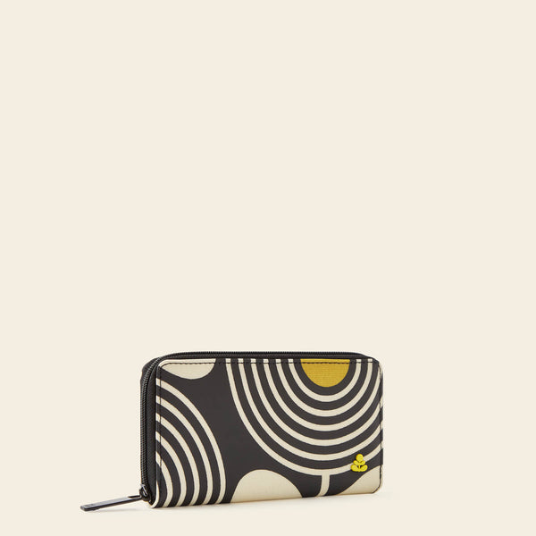 Forget Me Not Wallet - Giant Striped Tulip Noir