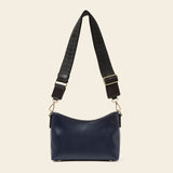 Carrymax Bucket Bag in Navy Puzzle Flower pattern by Orla Kiely