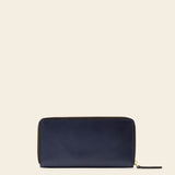 Forget Me Not Wallet in Navy Puzzle Flower pattern by Orla Kiely