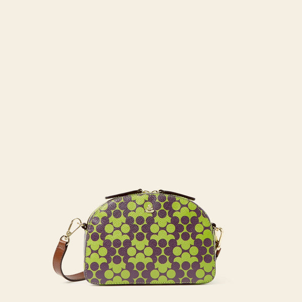 Babaluna Crossbody - Purple Puzzle Flower