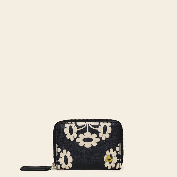 Remember Me Purse in Posey Flower Midnight pattern by Orla Kiely