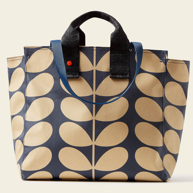 All In Tote Bag in Solid Stem Oatmeal pattern by Orla Kiely