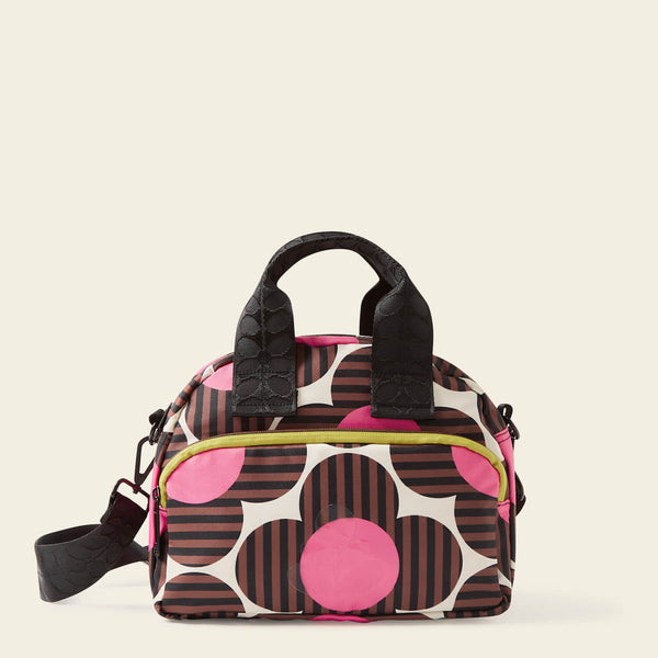 Radial Handbag - Striped Flower Azalea