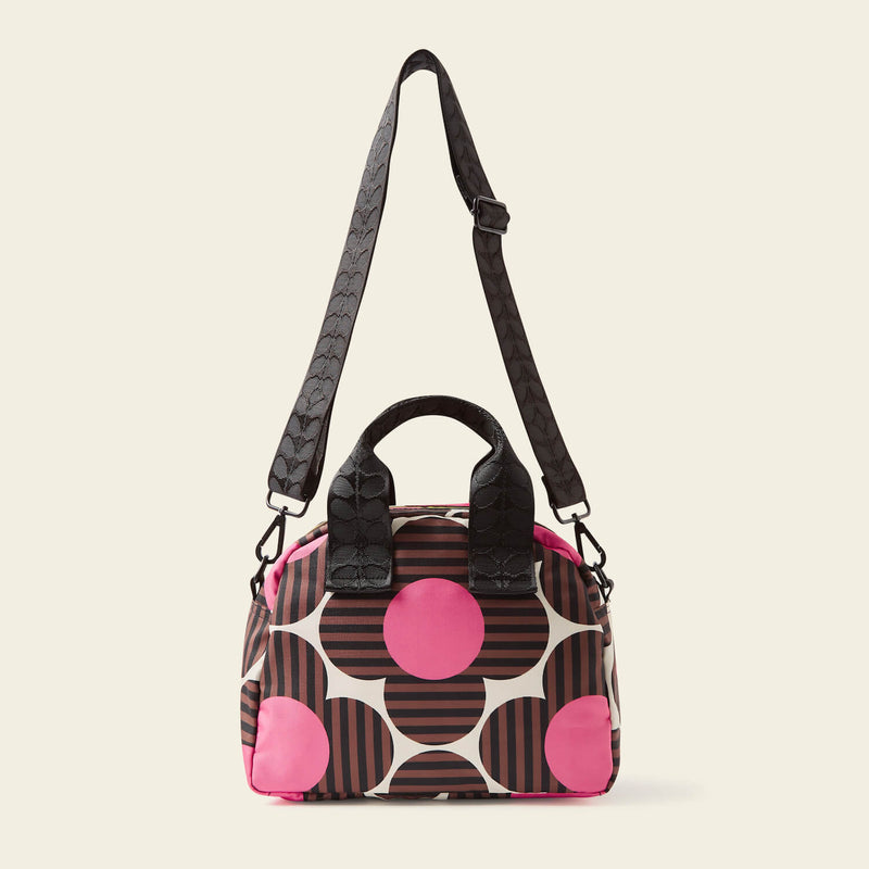 Radial Handbag - Striped Flower Azalea