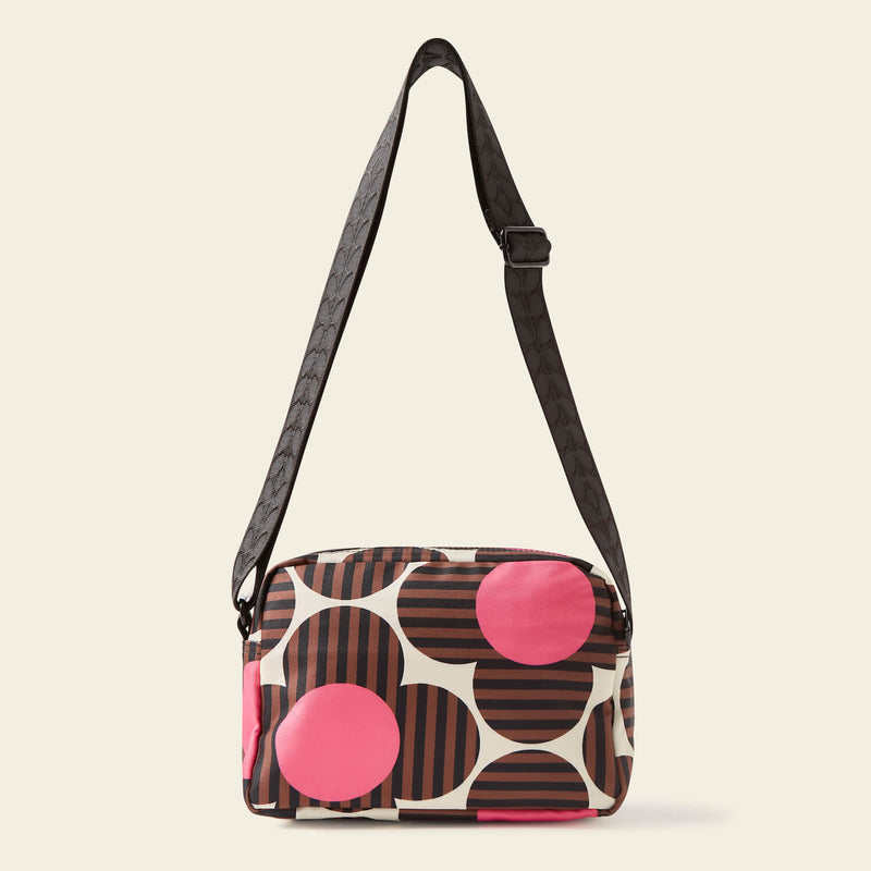 Angle Camera Bag - Striped Flower Azalea