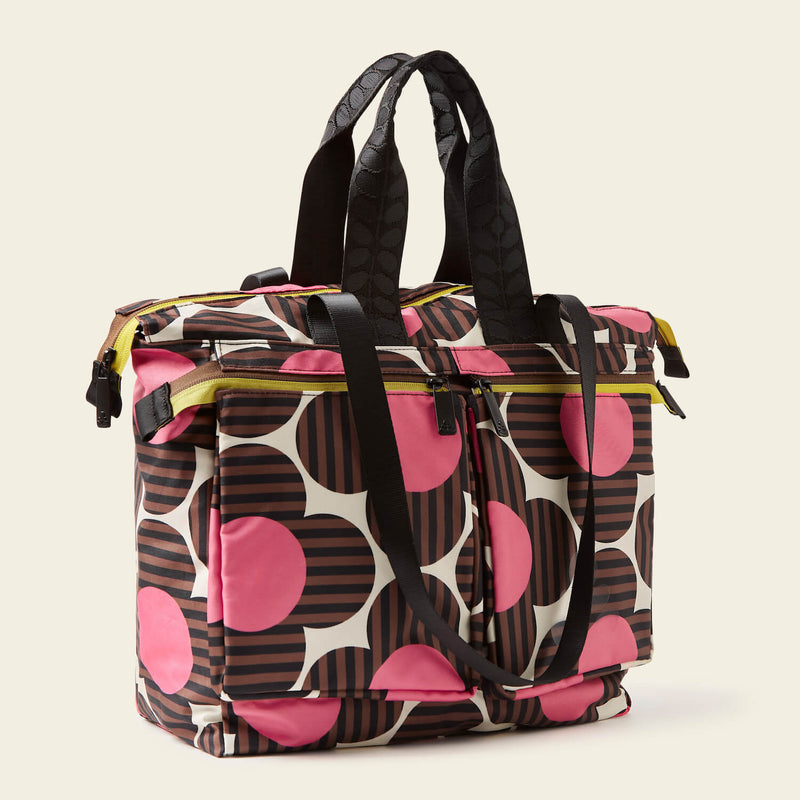 Axis Tote - Striped Flower Azalea