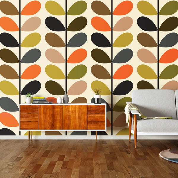 Classic Stem Wallpaper by Orla Kiely