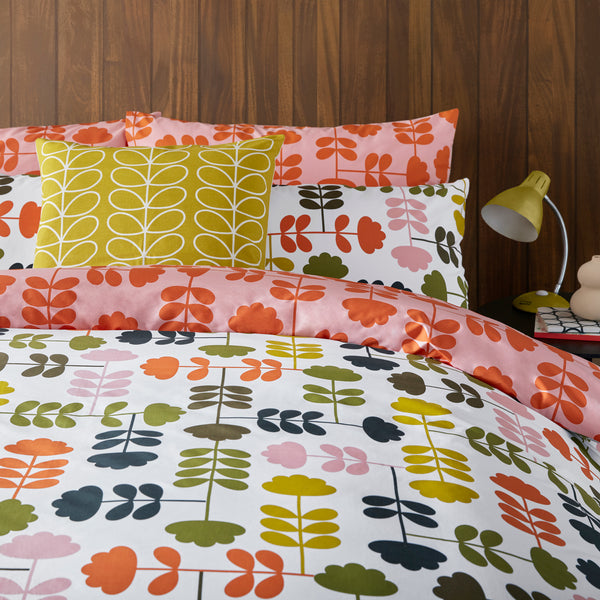 Cut Stem Bed Linen - Paprika