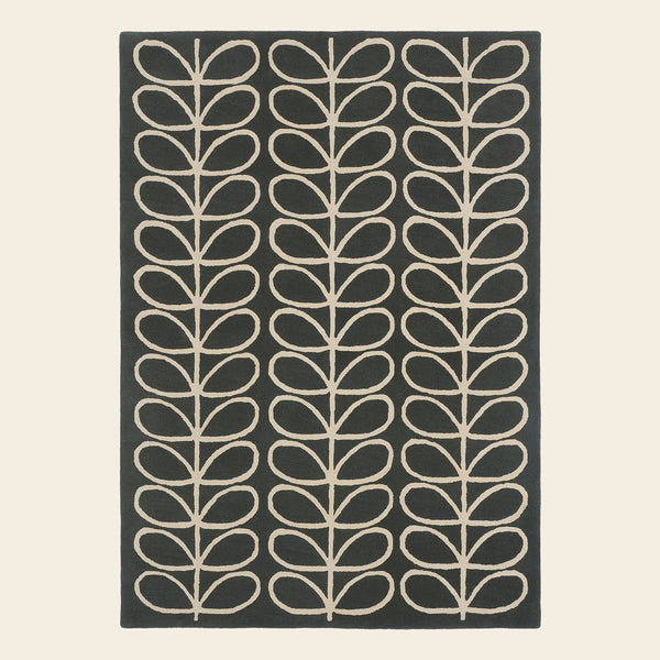 Linear Stem Slate Rug