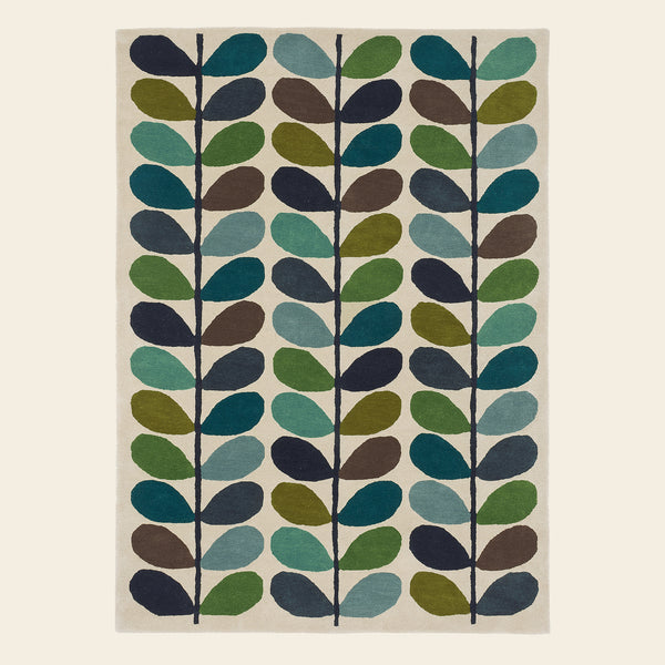 Linear Multi Stem Kingfisher Rug