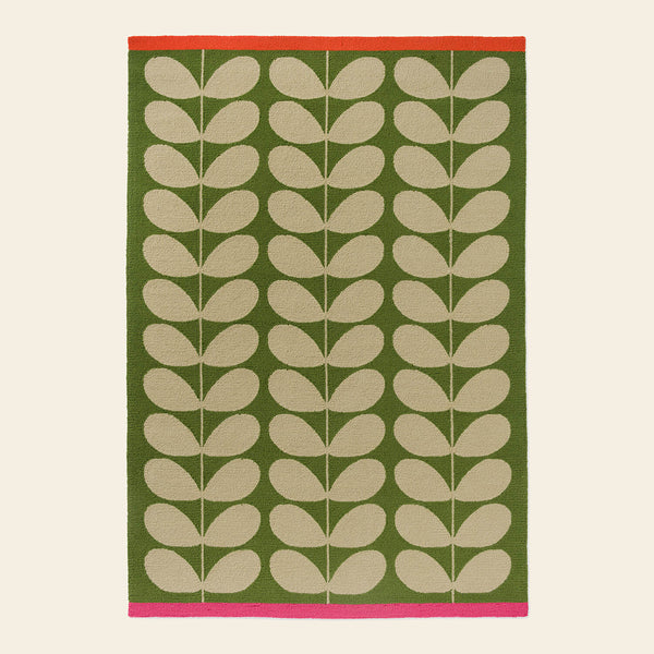 Basil Solid Stem Outdoor Rug