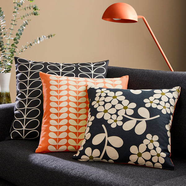 Wisteria Cushion - Navy